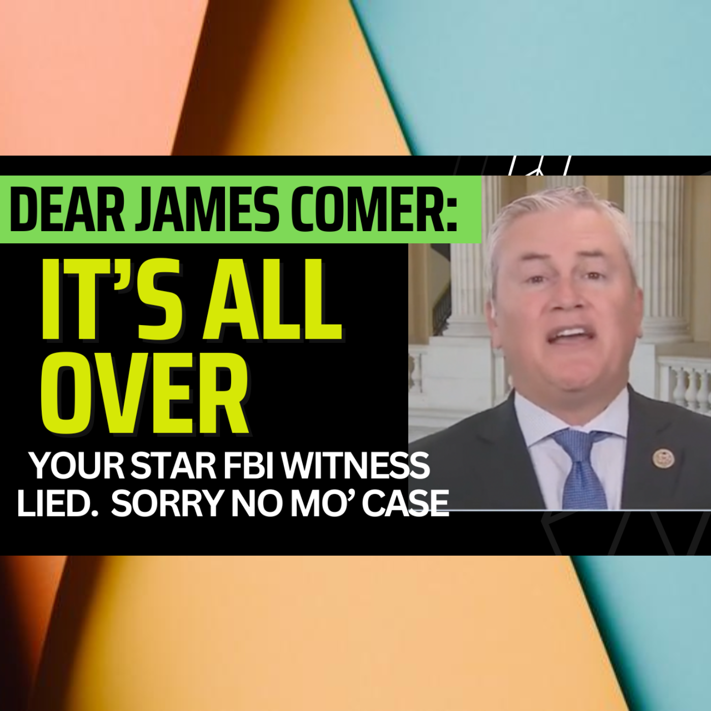 James Comer, aren't you embarrassed?
