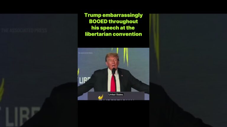 Shocking: Trump booed at Libertarian Party event