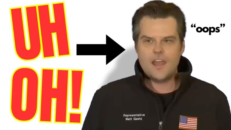 Shocking new evidence against Matt Gaetz