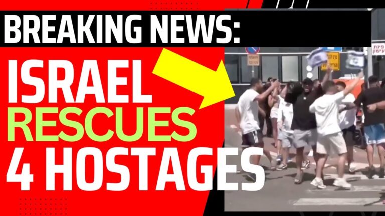 BREAKING NEWS: Israel says it rescued 4 hostages