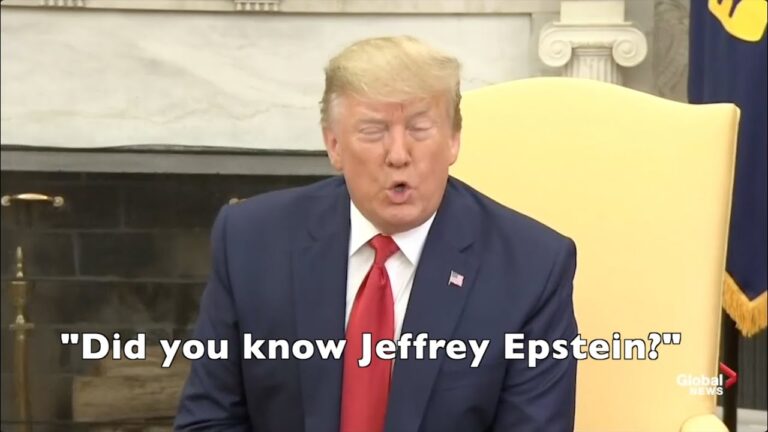 New interview resurfaces Trump’s party with Epstein video