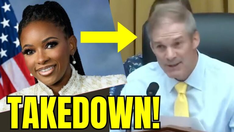 Shocking takedown by Jasmine Crockett on MAGA Radical Jim Jordan