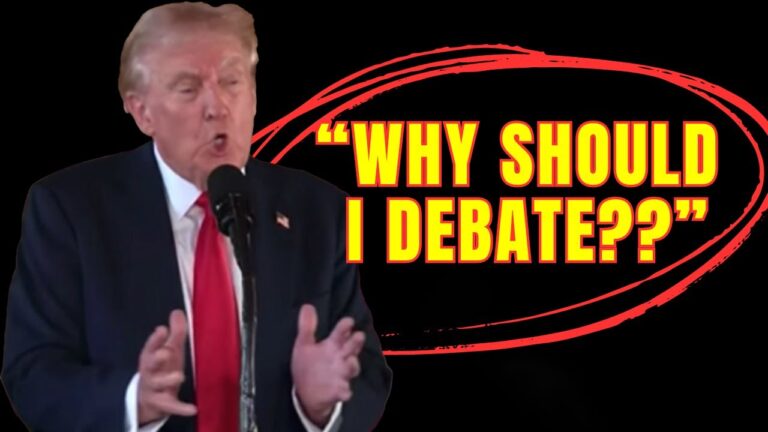 Trump’s Debate Back Out AGAIN? Here’s Why